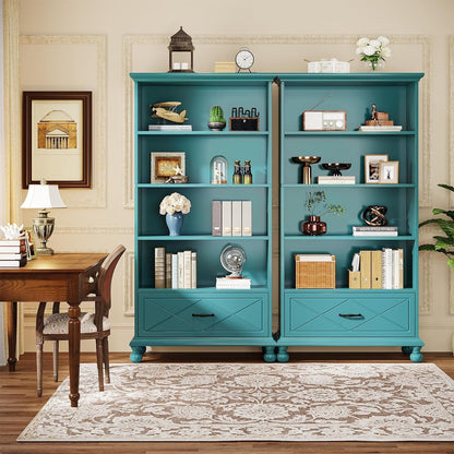 Bibliothèque à 6 étagères avec tiroir 71 pour salon