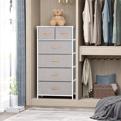 6-drawer Chest Vertical Dresser Storage Tower by Crestlive Products