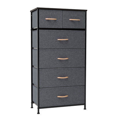 6-drawer Chest Vertical Dresser Storage Tower by Crestlive Products