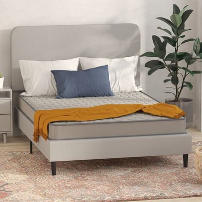 Matelas hybride à ressorts et plateau moyen