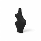 Vase courbé noir Karma