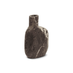Vase en marbre olive