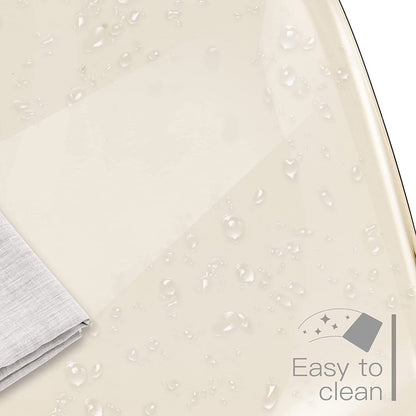 Chaise de bureau pivotante en acrylique à hauteur réglable sans accoudoirs