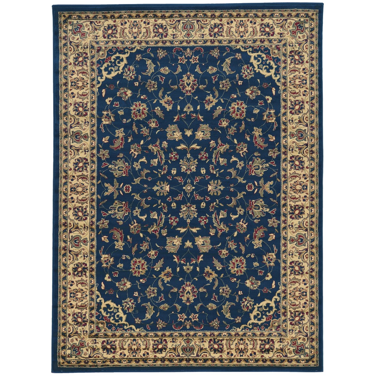 Admire Home Living Caroline Traditional Floral Sarouk Pattern Area Rug