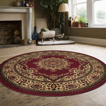 Admire Home Living Caroline Traditional Medallion Area Rug
