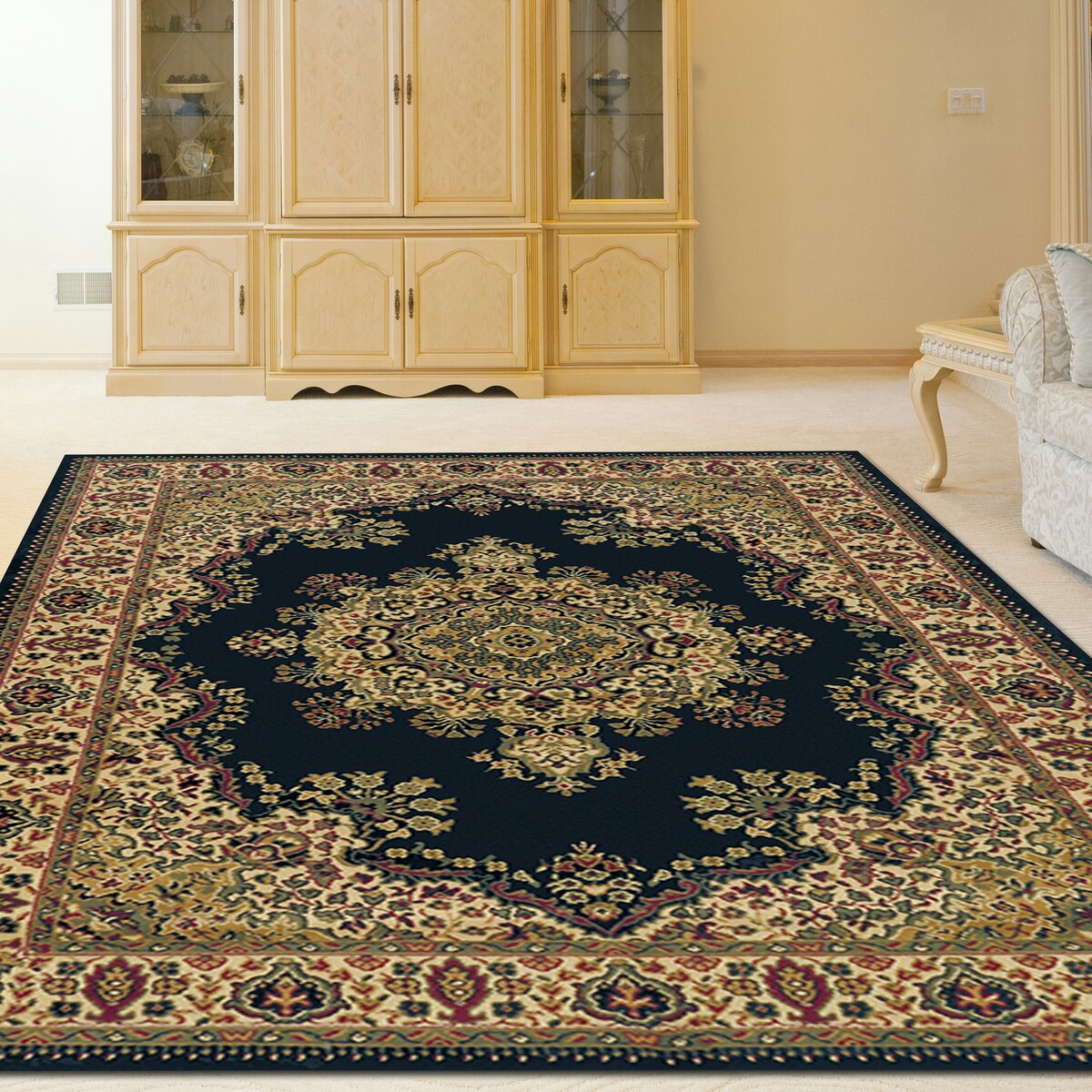 Admire Home Living Caroline Traditional Medallion Area Rug