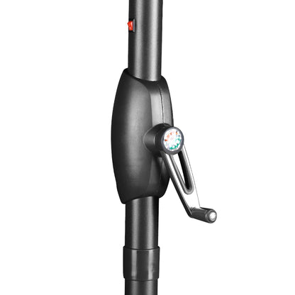 Ainfox 10ft Patio Umbrella with Lights Outdoor Solar Umbrella without Base