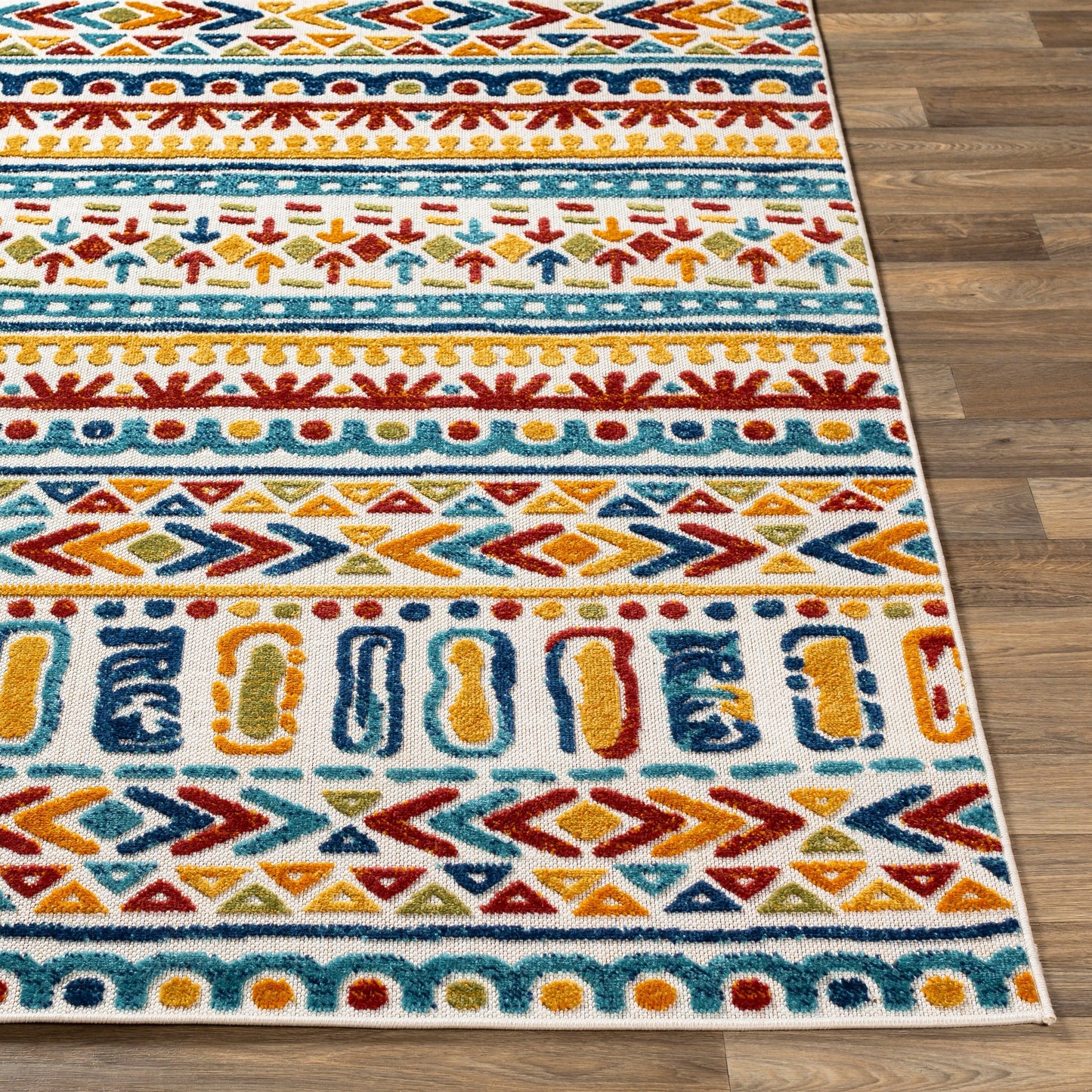 Livabliss Aldine Vibrant Boho Indoor/ Outdoor Area Rug