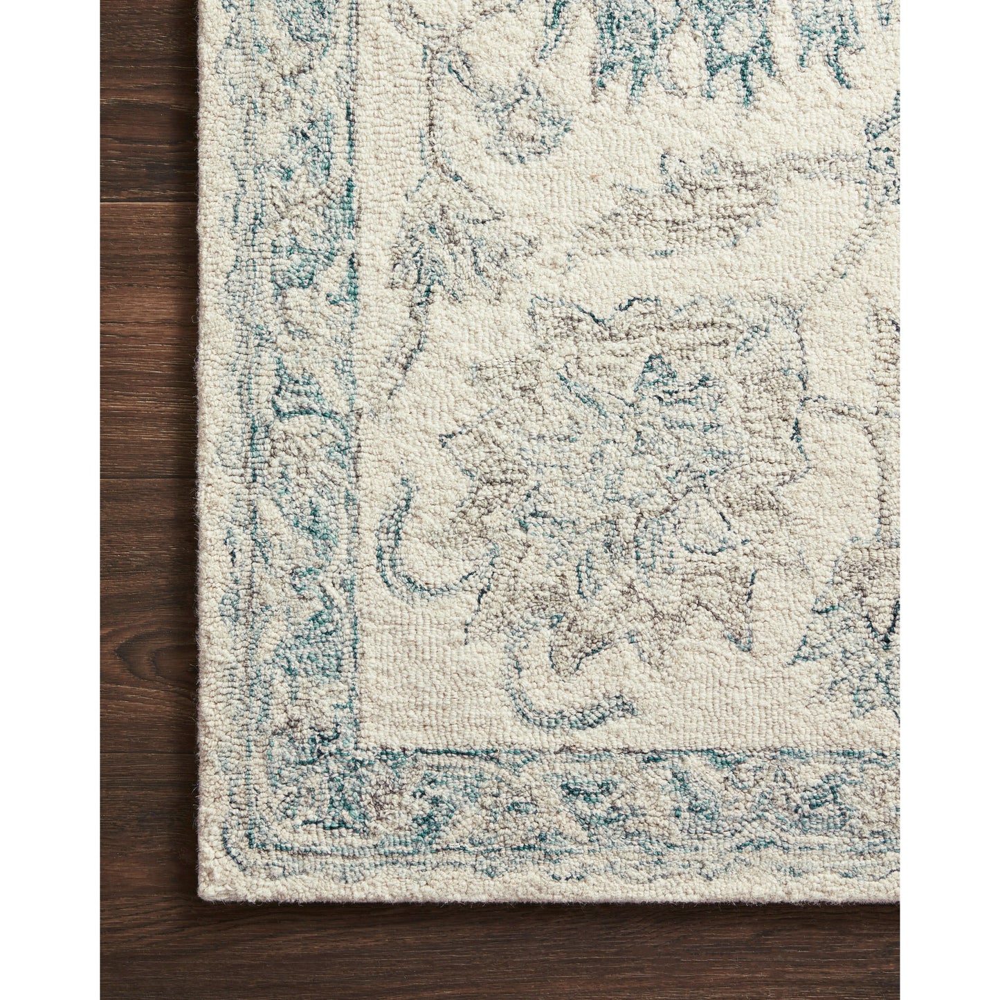 Alexander Home Annabelle Botanical Vineyard Hand-Hooked Wool Rug