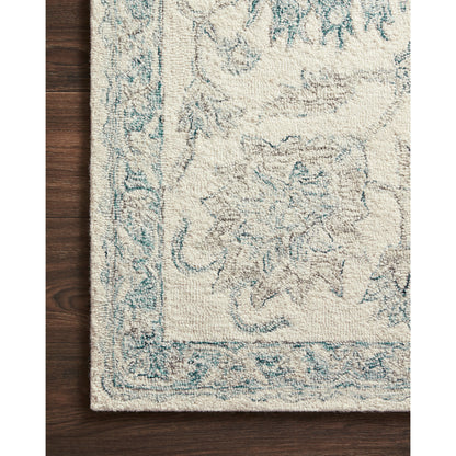 Alexander Home Annabelle Botanical Vineyard Hand-Hooked Wool Rug