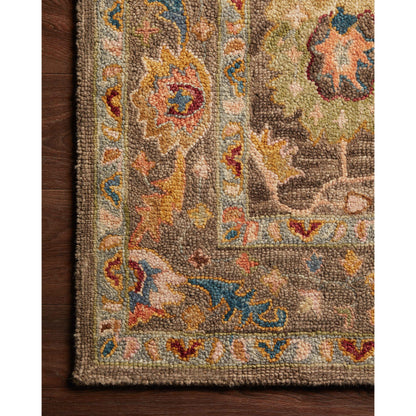Alexander Home Megan Floral Hand-Hooked 100% Wool Area Rug