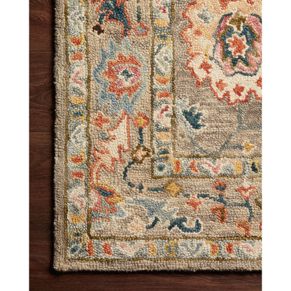 Alexander Home Megan Floral Hand-Hooked 100% Wool Area Rug