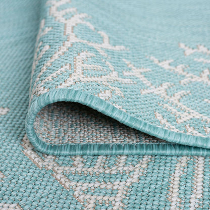 Exo Coastal Graphic Print Indoor/Outdoor Area Rug