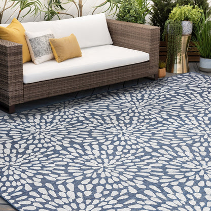Exo Coastal Floral Indoor/Outdoor Area Rug