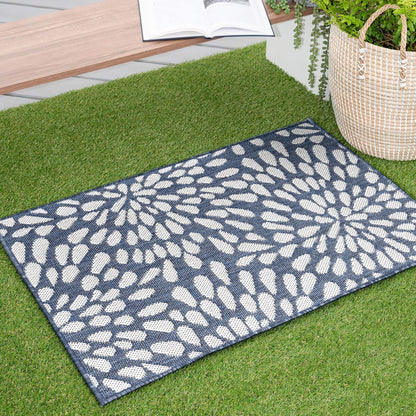 Exo Coastal Floral Indoor/Outdoor Area Rug
