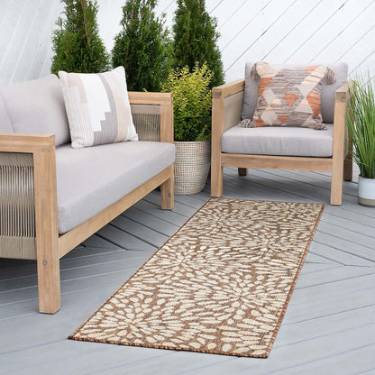 Exo Coastal Floral Indoor/Outdoor Area Rug