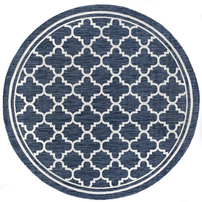 Exo Coastal Geometric Indoor/Outdoor Area Rug