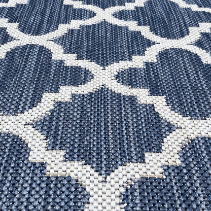 Exo Coastal Geometric Indoor/Outdoor Area Rug