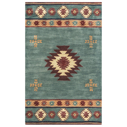 Tapis en laine touffeté à la main Alora Decor Ryder Southwestern