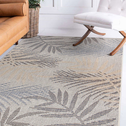 Bahama Palm Frond Indoor/Outdoor Area Rug