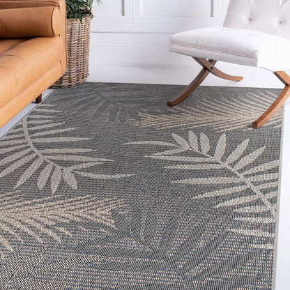 Bahama Palm Frond Indoor/Outdoor Area Rug