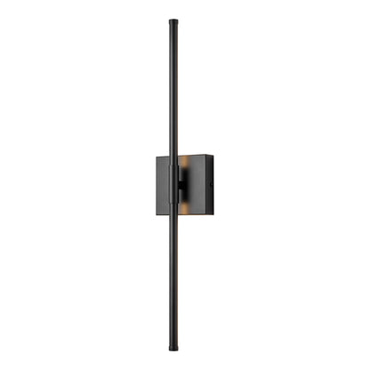 1-Light Black/ Gold/ Nickel Modern Long Linear Strip Wall Sconce Dimmable LED Bathroom Vanity Light