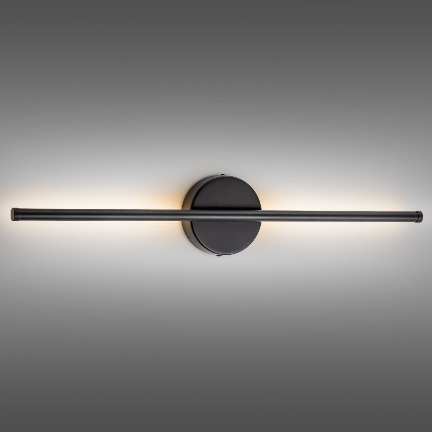 1-Light Black/ Gold/ Nickel Modern Long Linear Strip Wall Sconce Dimmable LED Bathroom Vanity Light