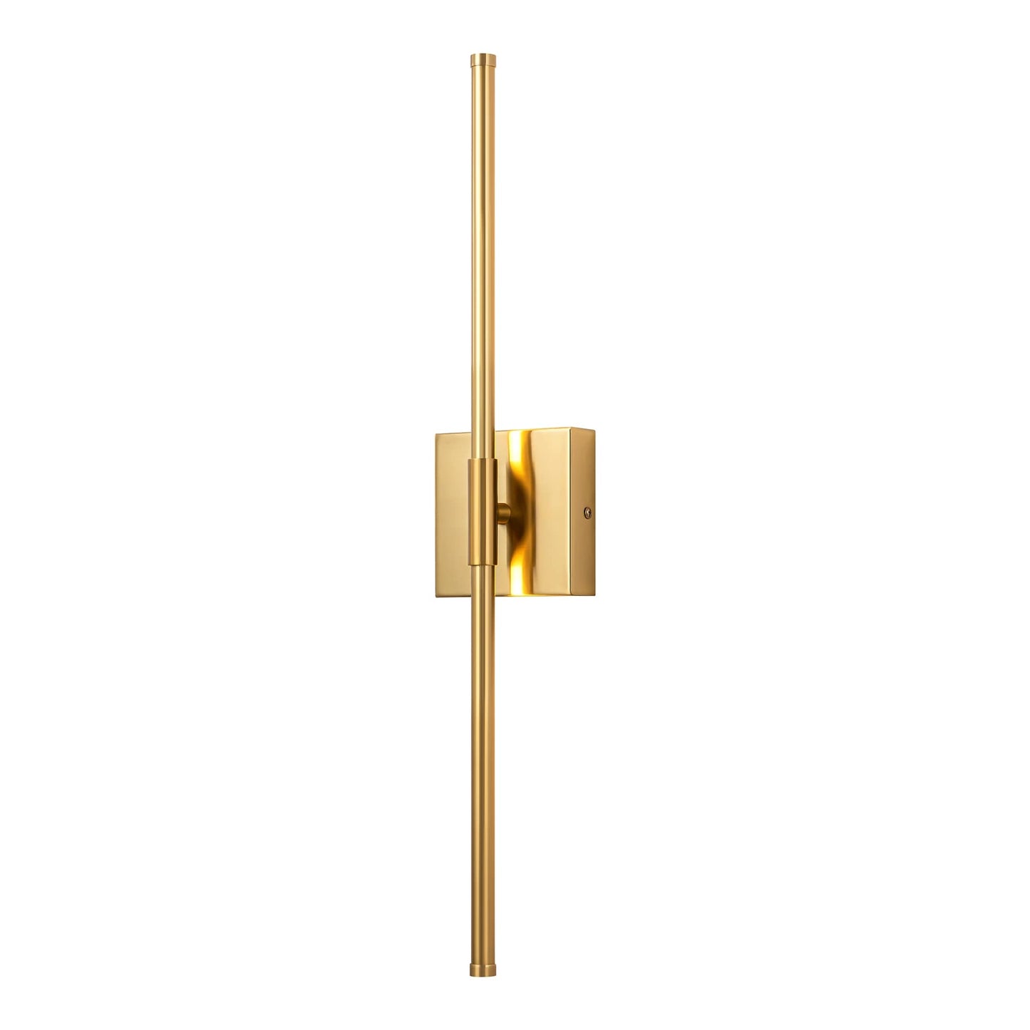 1-Light Black/ Gold/ Nickel Modern Long Linear Strip Wall Sconce Dimmable LED Bathroom Vanity Light