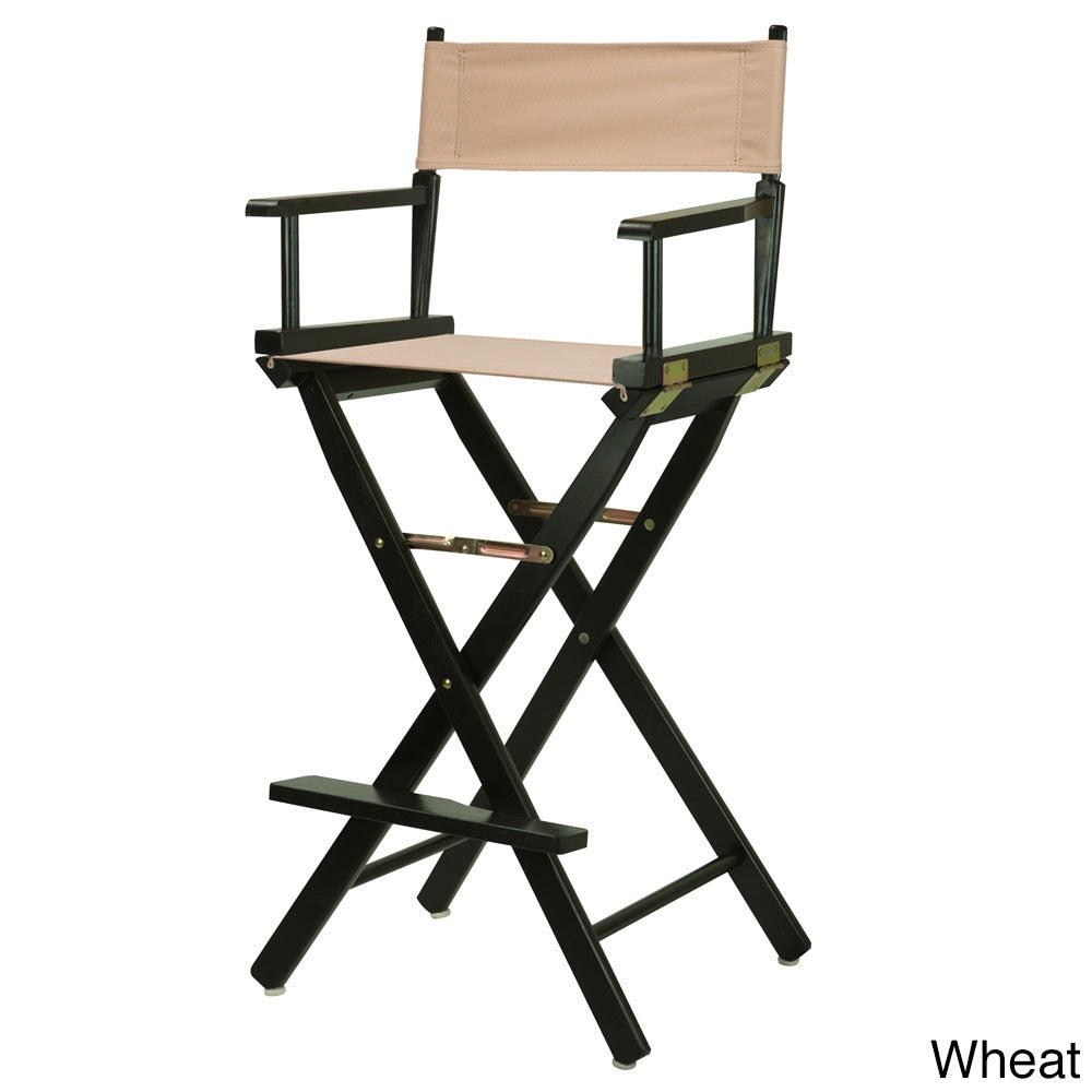 Black Frame 30-inch Director's Chair