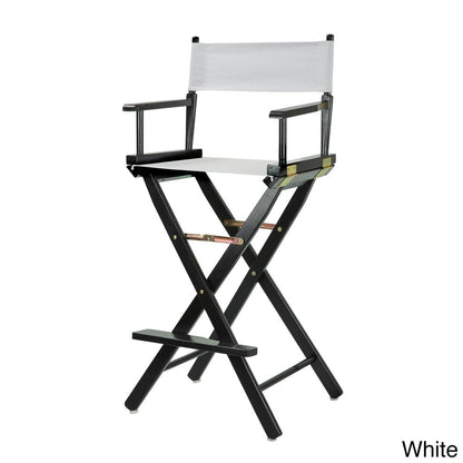 Black Frame 30-inch Director's Chair