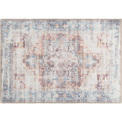 Bohemian Distressed Machine Washable Area Rug