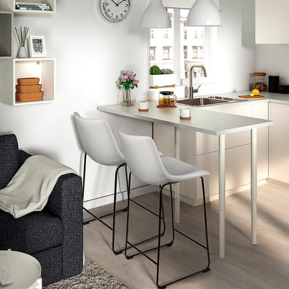 Bossin 18/26/30 inch Bar Stools,Counter Height Bar Stools with Back Modern PU Leather Stools Dining Chair with Footrest