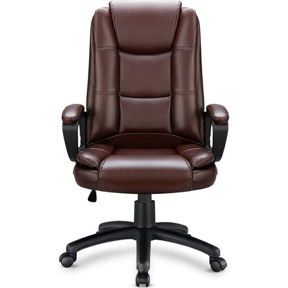 Bossin Big and Tall Office Chair High Back Executive Chair Ergonomic Adjustable Executive Leather Chair,400lbs