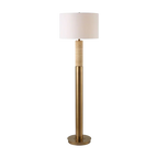 Lampadaire Bravertine Or et Travertin