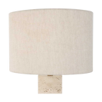 Lampe de table Bravertine Or et Travertin