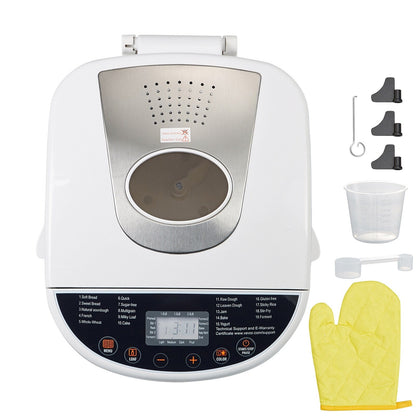 Bread Maker with Gluten Free Setting, Whole Wheat Bread Making, Digital, Programmable