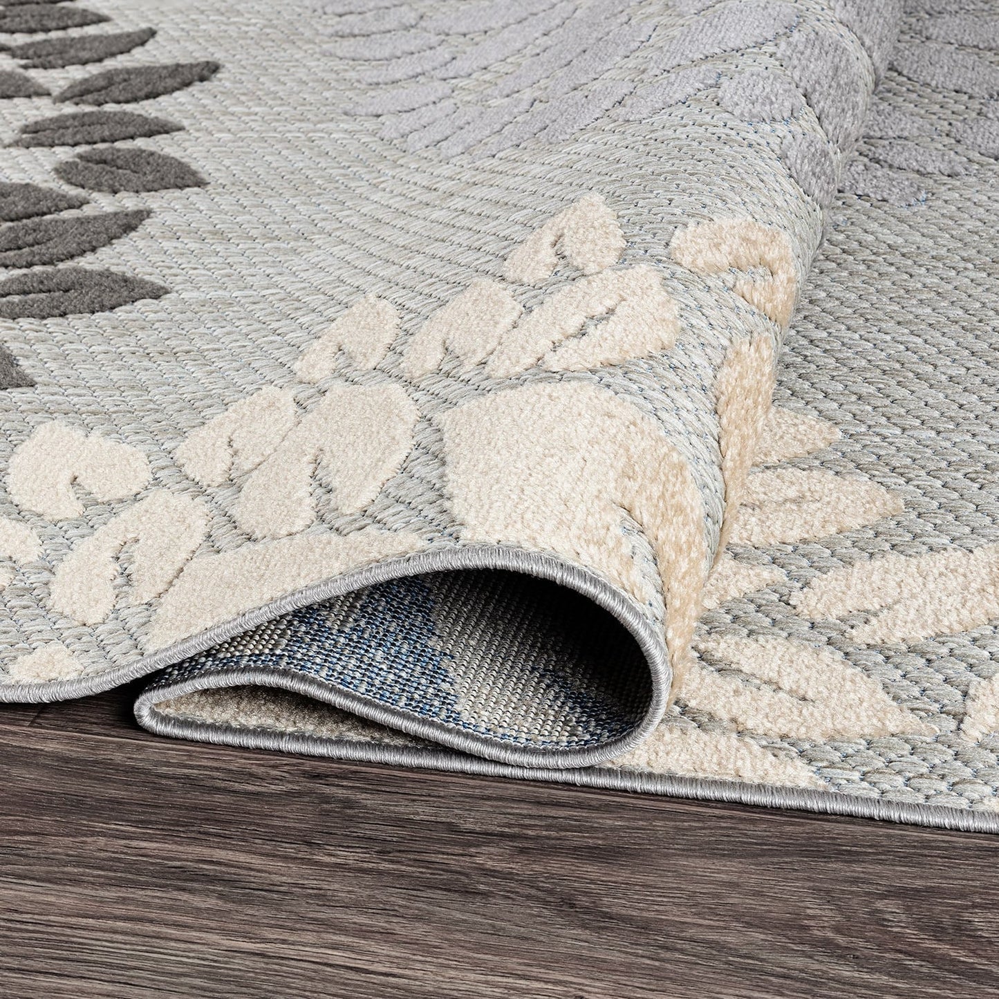 Brescia Modern Floral Circles Indoor/Outdoor Area Rug