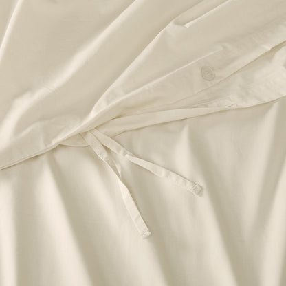 Brooklyn Loom Tight-Weave Cotton Percale Duvet Set