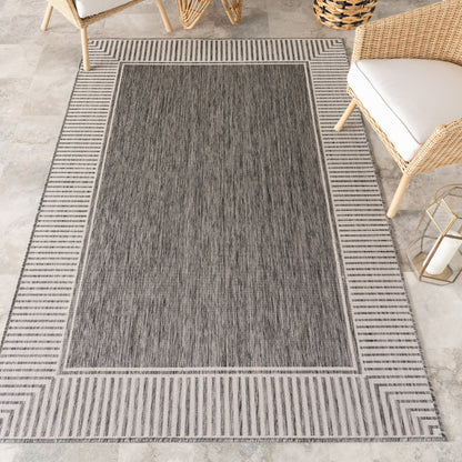 Nuloom Leah Classic Bordered Indoor/Outdoor Area Rug