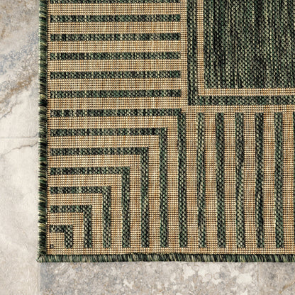 Nuloom Leah Classic Bordered Indoor/Outdoor Area Rug