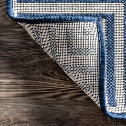 Nuloom Leah Classic Bordered Indoor/Outdoor Area Rug