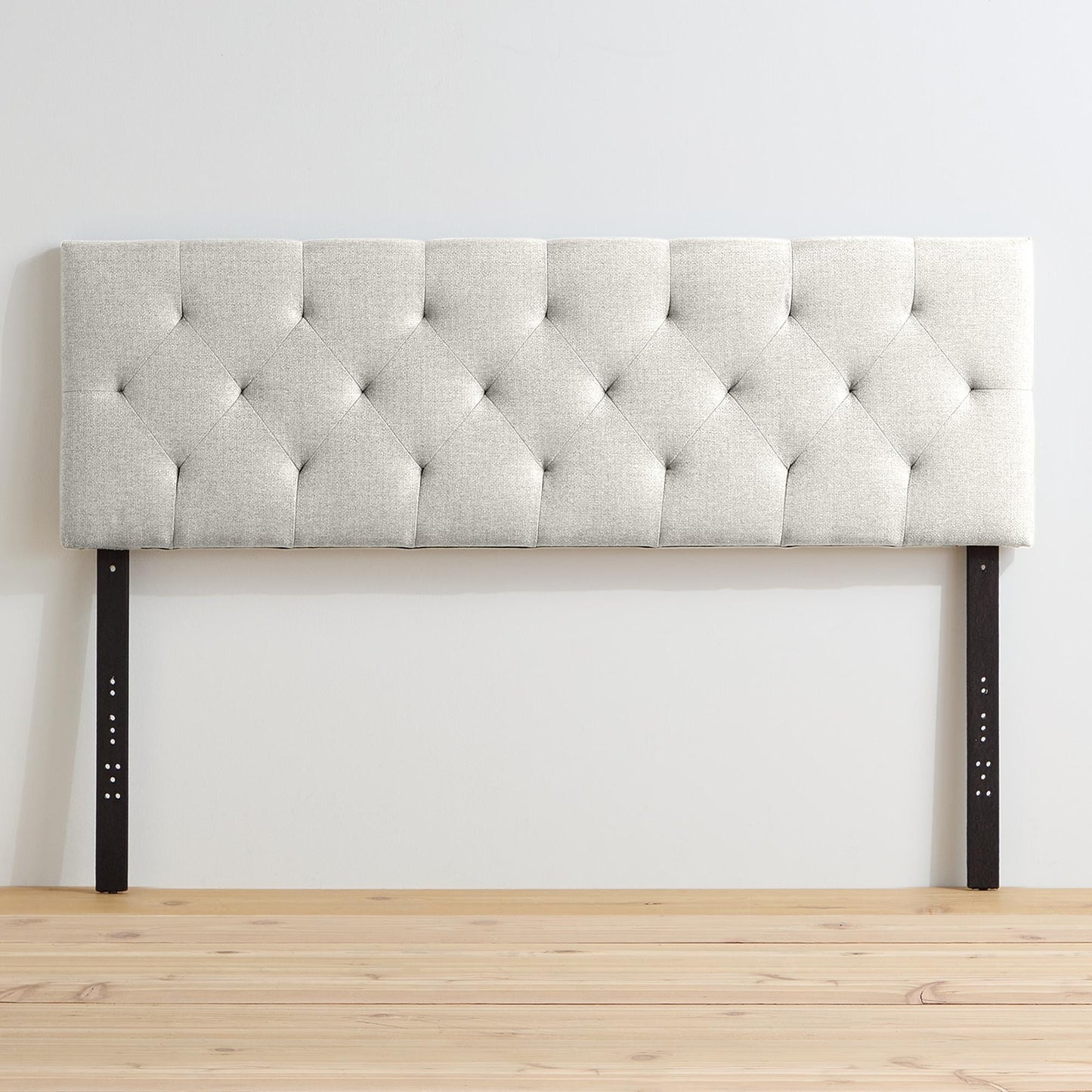 Brookside Kaylee Adjustable Square & Diamond Tufted Upholstered Headboard