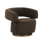 Fauteuil Bruna marron
