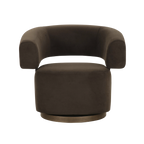 Fauteuil Bruna marron