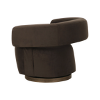 Fauteuil Bruna marron