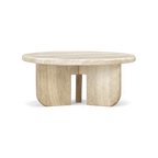 Table basse ronde en microciment Elixir