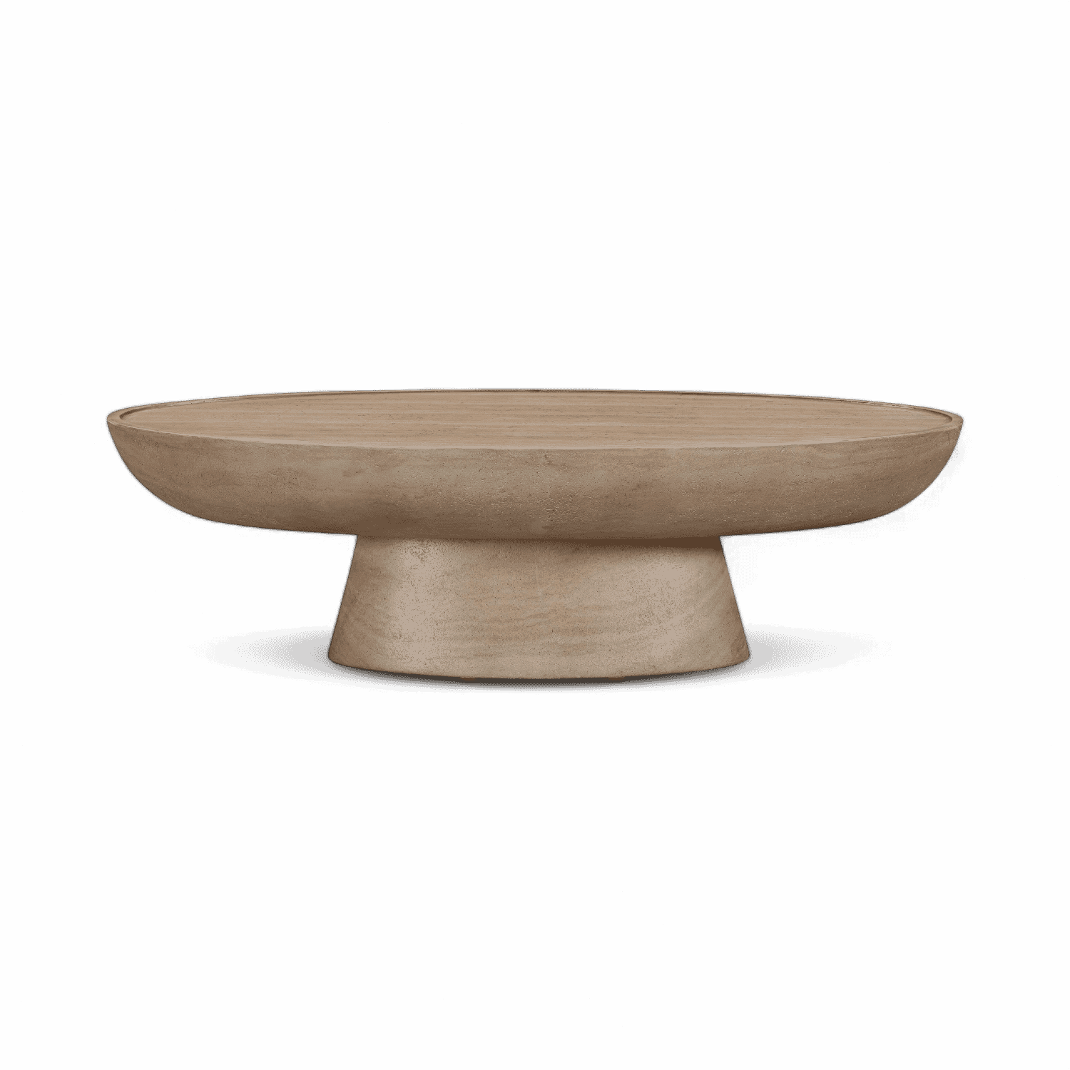 Table basse d'intérieur/extérieur en travertin Gianna