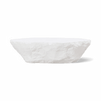 Table basse en microciment blanc luxuriant