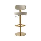 Tabouret en cèdre crème