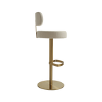 Tabouret en cèdre crème